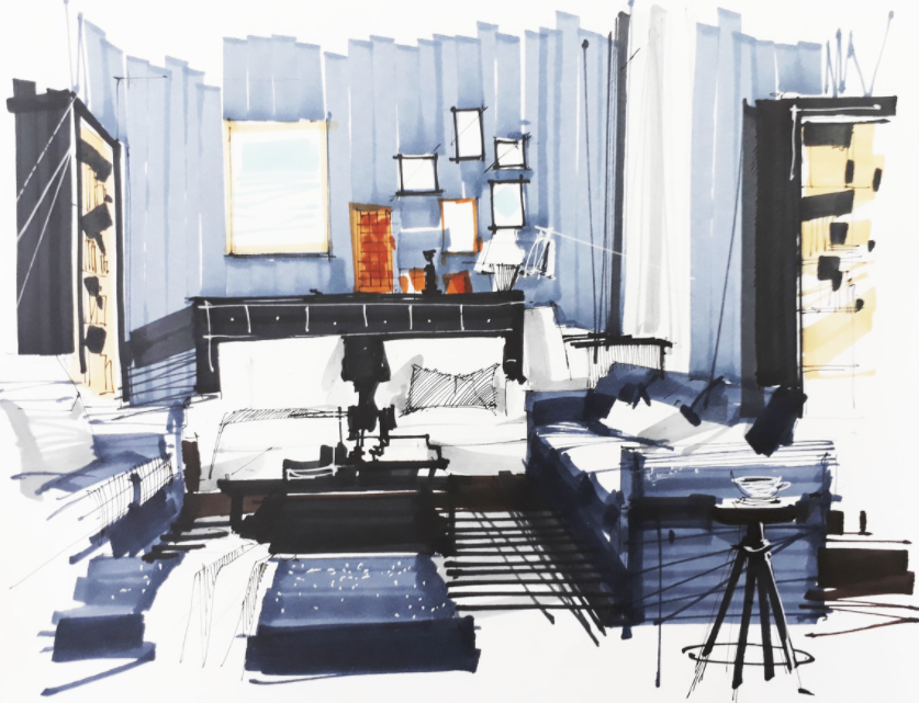 Интерьерный скетчинг спиртовыми маркерами - Тихоми_0.png